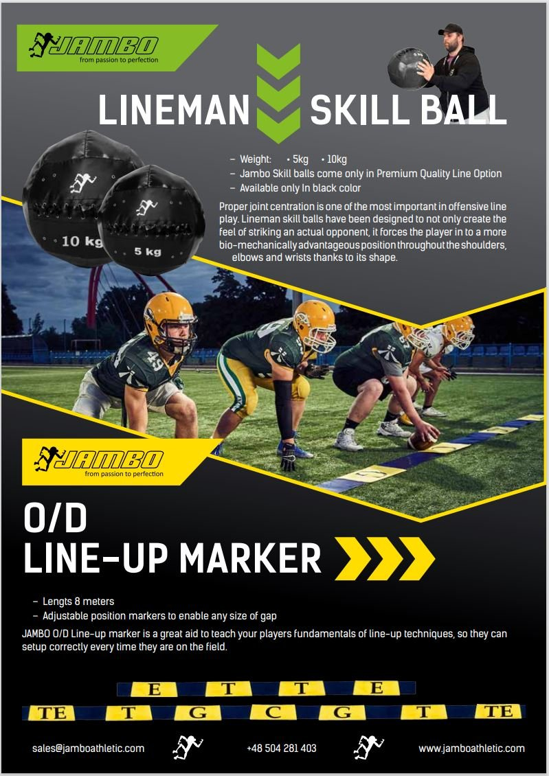 american football lineman equipment